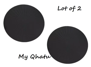 Lot of 2 IKEA PANNA Place Mat Black 15", Placemat 703.511.36 - Picture 1 of 4