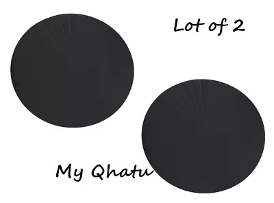 Lot of 2 IKEA PANNA Place Mat Black 15", Placemat 703.511.36 - Image 1 of 4