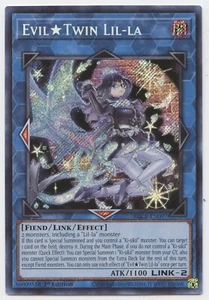 YuGiOh - Böser Zwilling Lil-La - BLCR - Secret Rare - 1. Auflage - - Bild 1 von 1