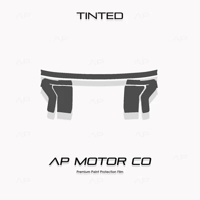 Fits Ford F-150 Lightning 2022-2025 Smoke Black Headlight TPU PPF Kit Gloss - Image 1 of 4