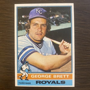 1976 Topps #19 George Brett NM PACK FRESH! MINT CENTERED! SHARP CORNERS!