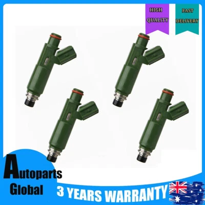 4X Fuel injectors 23250-22040 For Toyota Avensis Celica Corolla Verso MR2 1ZZ-FE - Image 1 of 4