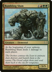 1x Rumbling Slum - NM English MTG - Planechase - Picture 1 of 1
