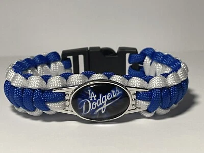 Los Angeles Dodgers Baseball Paracord Bracelet NEW