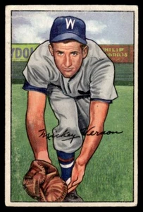 1952 Bowman Mickey Vernon Washington Senators #87 - Imagen 1 de 2