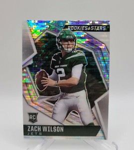 2021 Panini Rookies & Stars Zach Wilson Silver Pulsar Prizm Rookie #102 RC