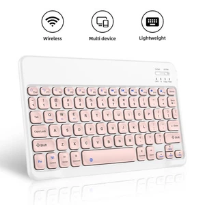 For Android Windows Macbook Type-C Port Rechargeable Wireless Bluetooth Keyboard - Picture 1 of 20