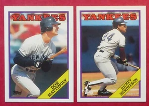 1988 Topps New York Yankees Team Set with Traded (45 Cards) - Picture 1 of 1