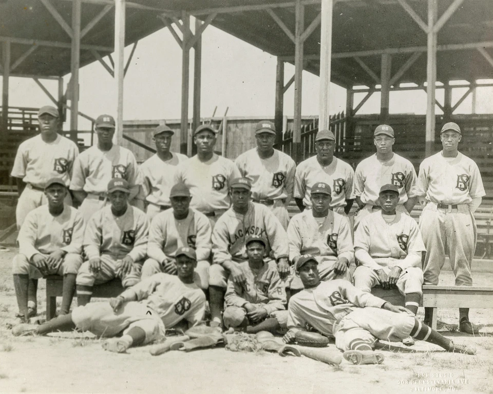 1925 BALTIMORE BLACK SOX NEGRO LEAGUE, 8x10 blanco y negro FOTO DE EQUIPO  Foto 1 de 1