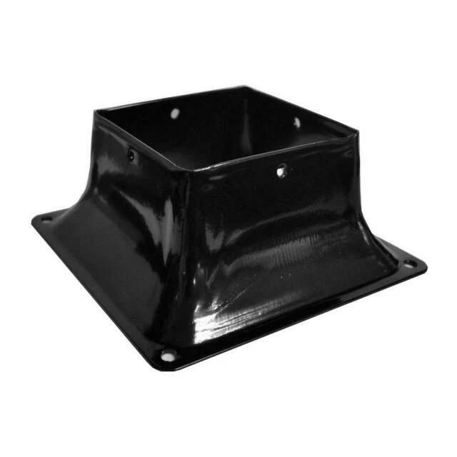 Pylex 13048 Base 44 Decking Post - Black