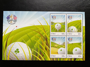 Ireland Stamps : 2006 Ryder Cup Golf Tournament K-Club Co Kildare Mini Sheet MNH