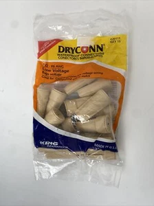(15) DryConn 20111 Insulated Underground Wire Connector Waterproof Tan Outdoor - Picture 1 of 2