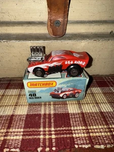 Matchbox Superfast Vintage Lesney Red Rider #48 In Original Box Looks Brand New - Picture 1 of 6