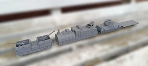 Panzerzug Type OB-3 USSR Soviet Armored Train WW2 Bausatz 3D Druck 1:120-1:72 - Picture 1 of 8