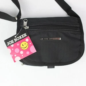 Mini Bolso Bandolera Joe Boxer Pequeño Negro Speak Up Mini Cartera con Solapa - Imagen 1 de 8