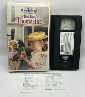 The Three Lives of Thomasina VHS 1963 Walt Disney Video Tape McGoohan Clamshell - Image 1 of 4
