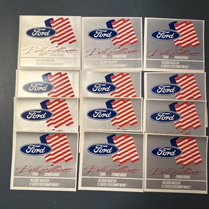 (12) Vintage Bill Elliott Ford Thunderbird 11 NASCAR Super Speedway gewinnt Aufkleber - Bild 1 von 3