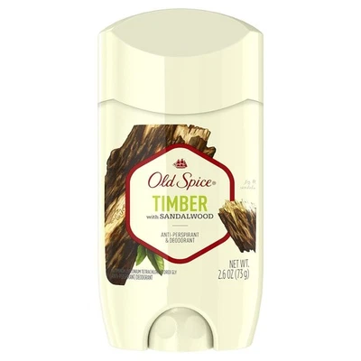 Old Spice Timber Sandalwood Deodorant Stick Pack of 3 Lasting Protection - Image 1 of 4