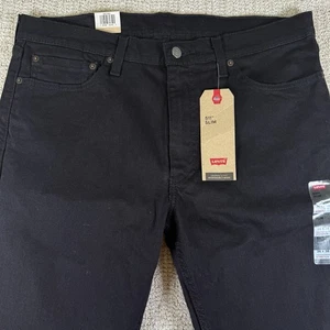 Jeans uomo Levi’s 511 36x36 slim fit denim elasticizzato nero nuovo con etichetta - Foto 1 di 7