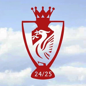 Liverpool Inspired Premier League Champions 2024-25 Car Wall Laptop Vinyl Decal - Picture 1 of 7
