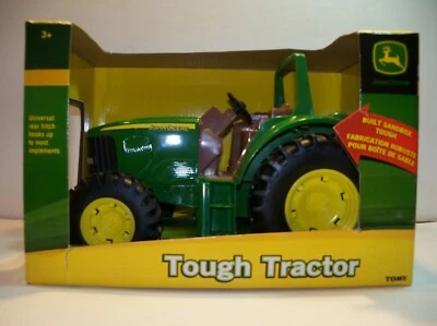 JOHN DEER TOUGH TRACTOR DIECAST AND PLASTIC - Image 1 of 4