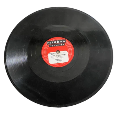 Jean Fraser Piano Dance Of The Hours la Gioconda 78 RPM Vinyl Rainbow R-4089 - Image 1 of 2