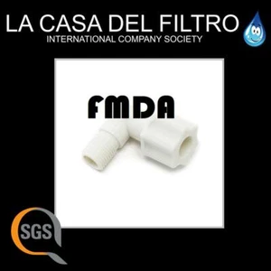 Raccordo Gomito JACO depuratore acqua filtro 1/4 3/8 1/2 3/4 - Imagen 1 de 1