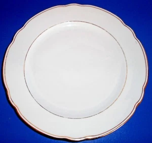 Schumann Arzberg Bavaria Salad Plate White with Gold - Picture 1 of 3