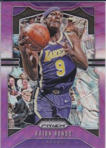 Tarjeta de Baloncesto RAJON RONDO PRIZMS PÚRPURA Los Angeles Lakers CELTICS RARA ¡COMO NUEVA! - Imagen 1 de 2