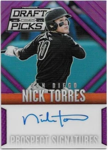 2014 Panini Prizm Perennial Draft Picks NICK TORRES Auto Purple Prizm /149 - Picture 1 of 2