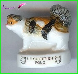Feve Les Races de Chat Cat Edition Atlas " Le Scottish Fold #A16 - Imagen 1 de 1