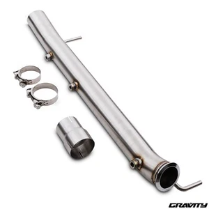 2.75" INO INOXIDABLE GPF ELIMINAR TUBO DE DERIVACIÓN DE ESCAPE PARA FORD FIESTA ST MK8 18-22 - Imagen 1 de 8