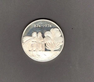 Islandia - 1000 coronas 1974 - Plata 925 - PP - Imagen 1 de 2