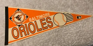 "Banderín de fieltro recuerdo talla completa de los Orioles de 12"" por 30""" - Imagen 1 de 7