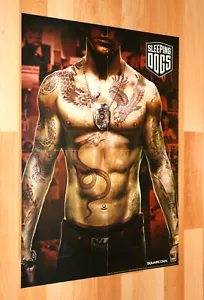 Sleeping Dogs PS3 Xbox 360 Square Enix doppelseitig seltenes Poster 58x41cm - Bild 1 von 4