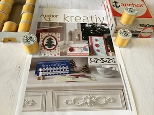 Anchor Kreativ Christmas Card Pattern Booklet. - Picture 1 of 6