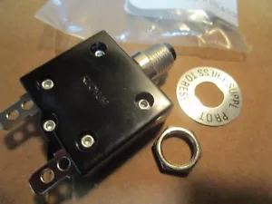 INTERRUPTOR DE REINICIO GLOBE CHEFMATE MODELOS G10, G12, G12-Q Y SCR12 FABRICANTE DE EQUIPOS ORIGINALES # M038 - Imagen 1 de 2