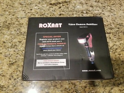 ROXANT PRO Video Camera Stabilizer GoPro, Canon, Nikon, Sony, DSLR Cameras *NEW* - Image 1 of 4