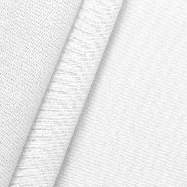 Schleiernessel 300cm breit Meterware Weiss 100% Baumwolle schwer entflammbar - Bild 1 von 1