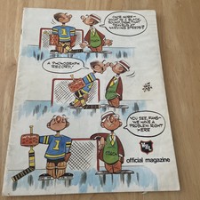 1971-1972 vintage WHL Program Seattle Totems vs Denver Spurs