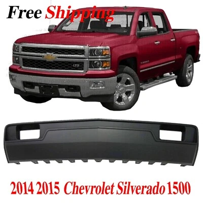 For 2014-2015 Chevrolet Silverado 1500 Front New Bumper Filler Panel Textured Foto 1 de 4