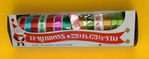 Vintage Christmas Ribbons (14) 220 Ft. - Picture 1 of 2