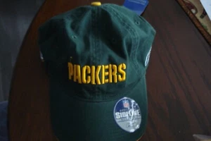 Green Bay Packers REEBOK NFL Football Sports Hat Cap Men's Adult ADJ, NWT's - Picture 1 of 2