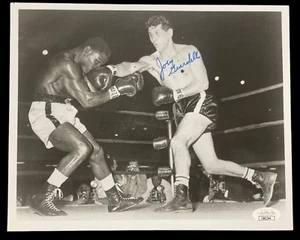 VINTAGE BLACK & WHITE HANDSIGNIERTES HANDSIGNIERTES FOTO JOEY GIARDELLO JSA COA JD - Bild 1 von 4