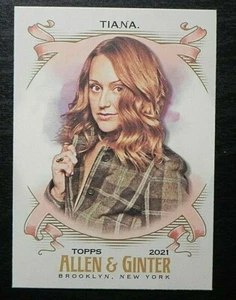 2021 Topps Allen Ginter World Champions Comedian #229 Sarah Tiana - Picture 1 of 2