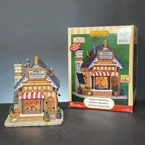 Lemax Christmas Village Pam’s Gingerbread Bakery Porcelain Lighted #15264 - Picture 1 of 19