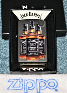 ZIPPO JACK DANIELS Lighter 3 BOTTLE Old No 7 Tennesse WHISKEY 2021 New Z330 - Picture 1 of 3