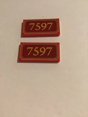 2010 LEGO Toy Story 3 - 7597 Western Train Chase Set Parts Number Signs Only - Image 1 of 2