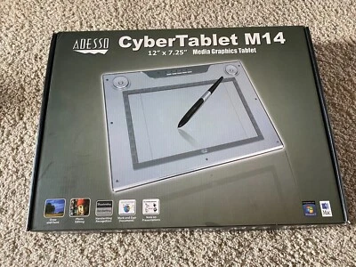 Adesso Cyber Tablet M14 12” x 7.25” Media Graphics Tablet  - Image 1 of 4