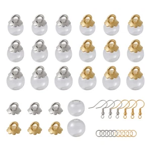 1 Box Zum Selbermachen Ohrhängerherstellung mit Ohrhaken & Biegeringen & Perlenanhängern - Bild 1 von 12